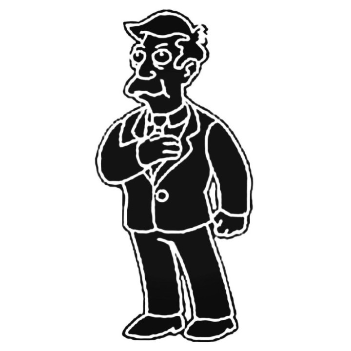 Principal Skinner Stickers – Simpsons Decals (2-Pack)
