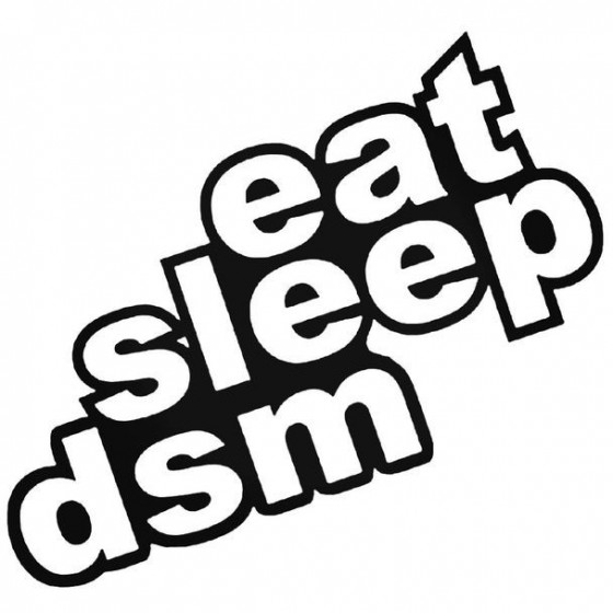 Eat Sleep Dsm 2 Decal Sticker