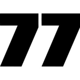 Race Number 7 Stickers – Motorsport Number Vinyl Decals (2-Pack)