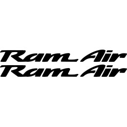 Ram Air Stickers – Performance Intake Cold Air Induction Decals (2-Pack)