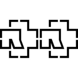 Rammstein Logo Stickers – Rock Music Decals (2-Pack)