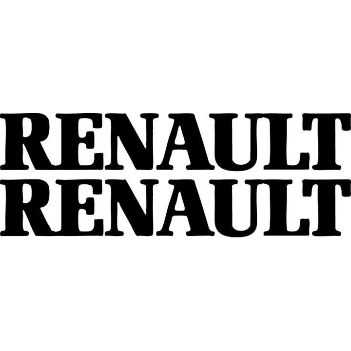 Renault Stickers – Clio RS Mégane Sport Alpine F1 Decals (2-Pack)