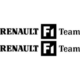 Renault F1 Team Stickers – Formula One Alpine Racing (2-Pack)