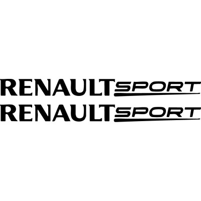 Auto Sticker Renault Renault Sport Stickers – Clio RS Mégane RS Decals (2-Pack)