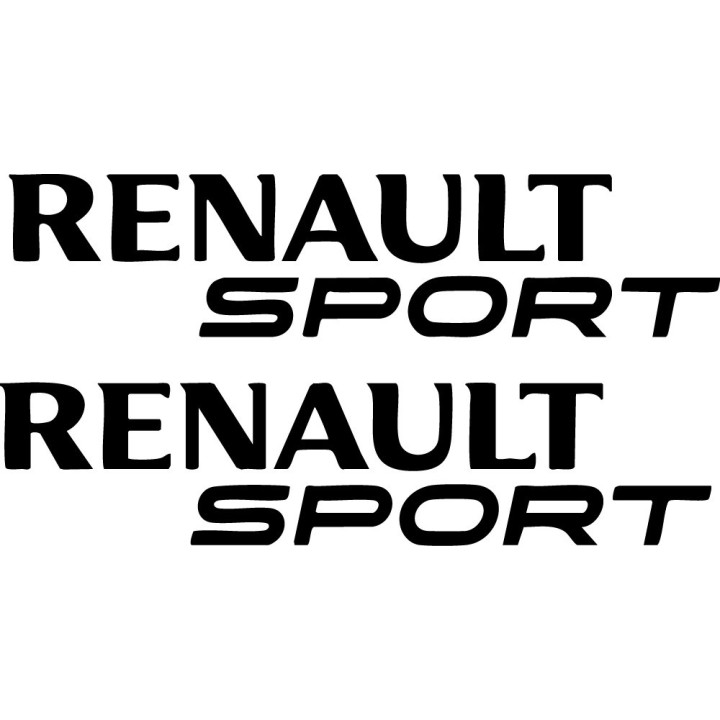 Renault Sport Stickers – Clio RS Mégane RS Decals (2-Pack)