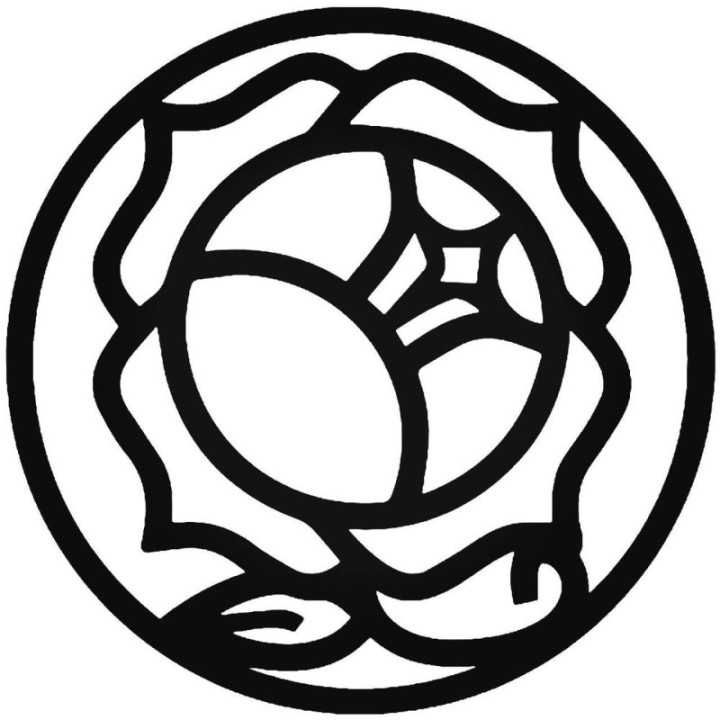 Revolutionary Girl Utena Rose Crest Stickers (2-Pack)