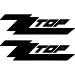 ZZ Top Stickers – Eliminator Sharp Dressed Man Decals (2-Pack)