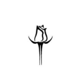Rose Bud Stickers – Tribal Drip Floral Decals (2-Pack)