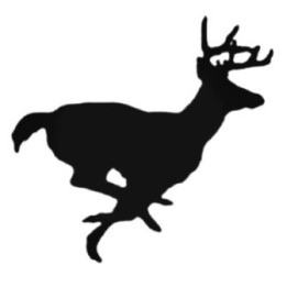 Buy Running Buck Decal Sticker Online