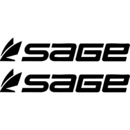 Sage Fly Fishing Stickers – Rod Reel Tackle Decals (2-Pack)