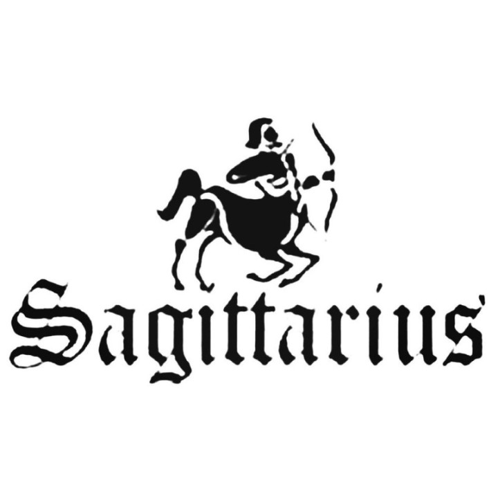 Sagittarius Zodiac Stickers – Archer Centaur Decals (2-Pack)