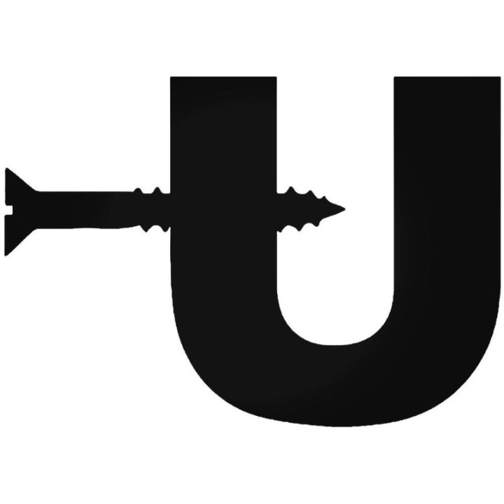 Screw U Stickers – Funny Novelty Decals (2-Pack)