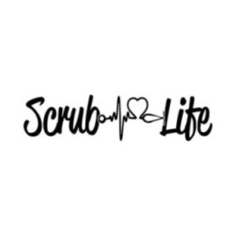 Scrub Life Stickers – Nurse Heartbeat Medical Decals (2-Pack)