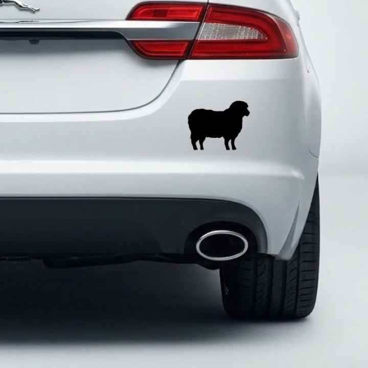 Sheep Stickers – Lamb Silhouette Farm Animal Decals (2-Pack)