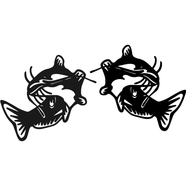 Buy Catfish Wildlfie Decal Sticker Style 2 Online