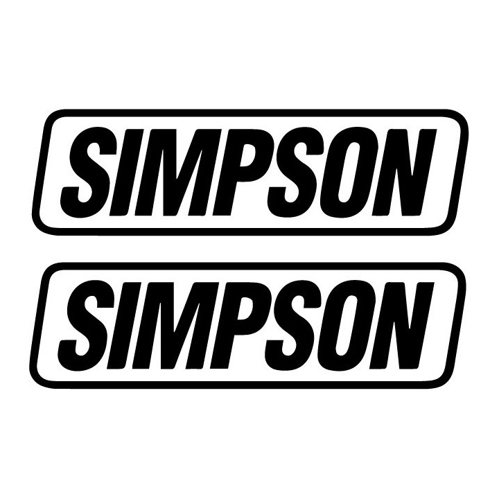 Buy Simpson Race Products Vinyl Decal Sticker Online