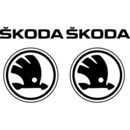 Skoda Stickers – Octavia Fabia Superb Kodiaq RS Decals (2-Pack)