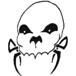 Skull Crossbones Stickers – Biker Gothic Decals (2-Pack)