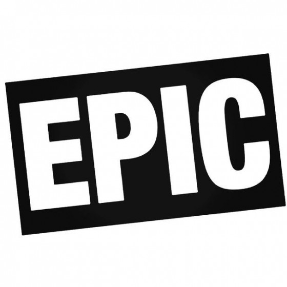 Epic 2 Jdm Decal Sticker