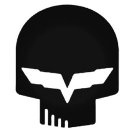 Corvette Jake Skull Stickers – C6 C7 Racing Decals (2-Pack)