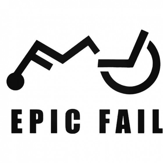 Epic Fail Decal Sticker