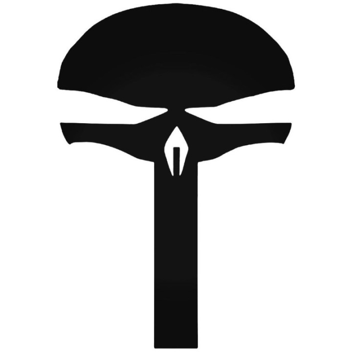 Punisher Style Tactical Skull Stickers – Decals (2-Pack)