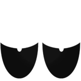 Sleepy Cartoon Eyes Stickers – Droopy Funny Face (2-Pack)