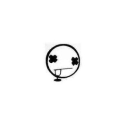 Dead Eyes Drooling Smiley Stickers – Meme Face Decals (2-Pack)