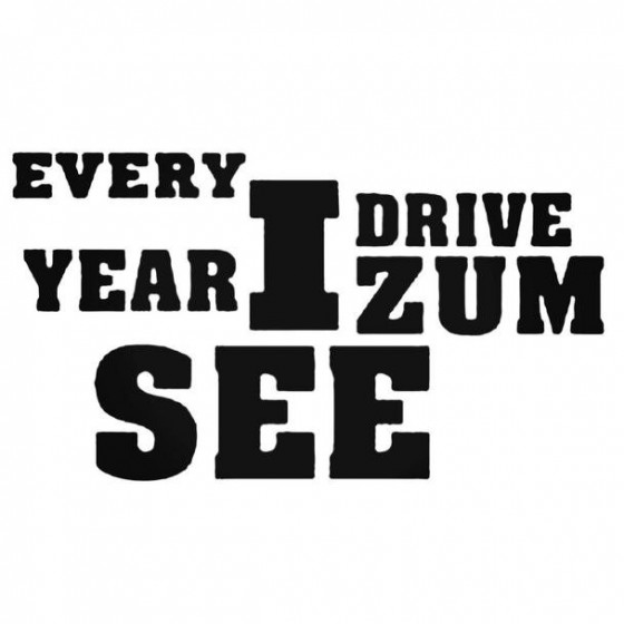 Every Year I Drive Zum See...
