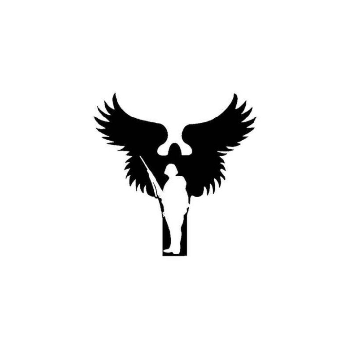 Soldier Angel Wings Stickers – Military Memorial Decals (2-Pack)
