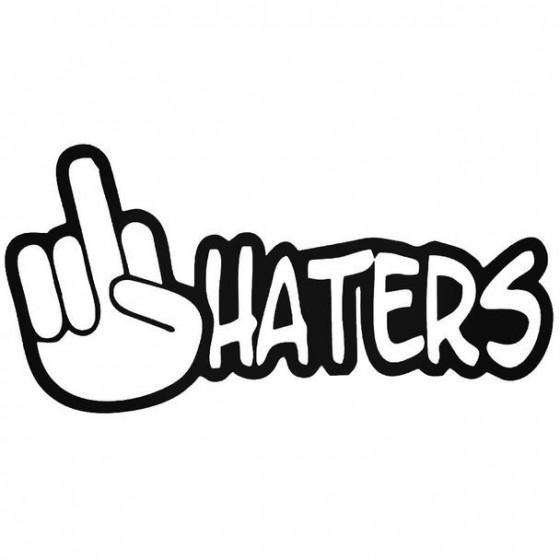 F Ck Haters 2 Decal Sticker