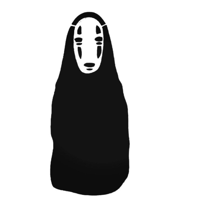 No-Face Spirited Away Stickers – Ghibli Decals (2-Pack)