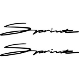 Sprint Filter Stickers – Motorcycle Car Performance Air Filter Decals (2-Pack)