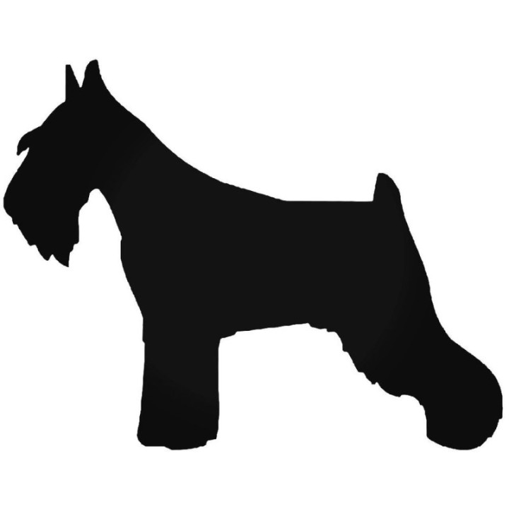 Buy Standard Schnauzer Dog Vinyl Decal Sticker Online