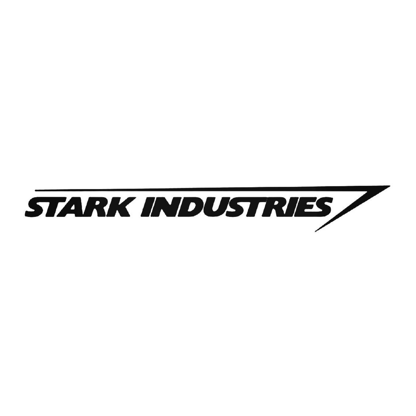 Stark Signature Sticker Stark Industries Stickers – Iron Man Marvel Decals (2-Pack)