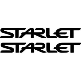 Toyota Starlet Glanza V EP91 Stickers – JDM Hot Hatch Decals (2-Pack)