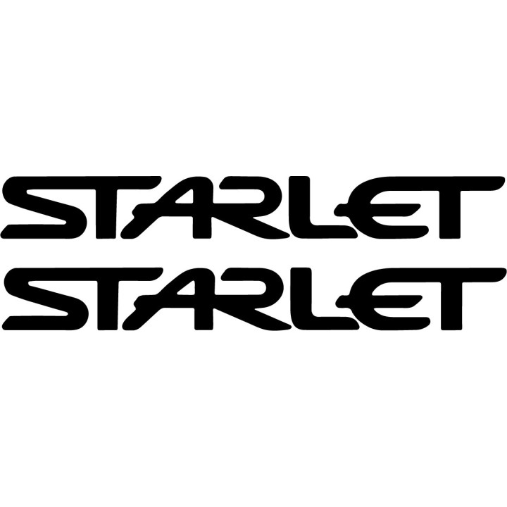 Toyota Starlet Glanza V EP91 Stickers – JDM Hot Hatch Decals (2-Pack)