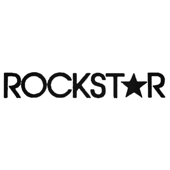 Rockstar Energy Stickers – Motorsport Logo Decals (2-Pack)