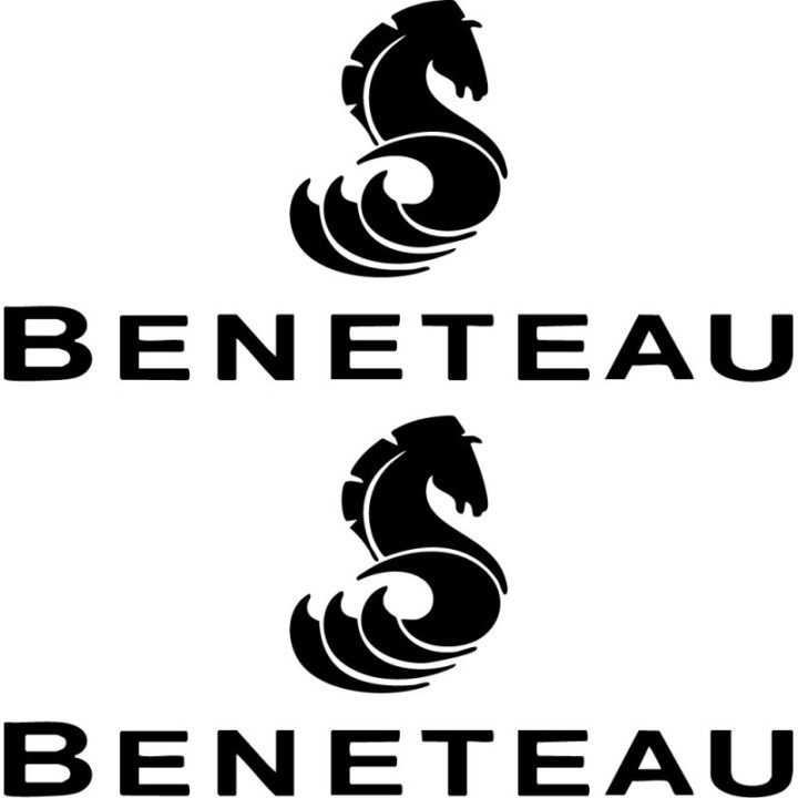 Beneteau Stickers – Sailing Yacht Decals (2-Pack)