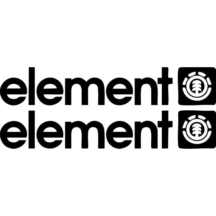 Element Skateboards Stickers – Street Skate Deck Park Decals (2-Pack)