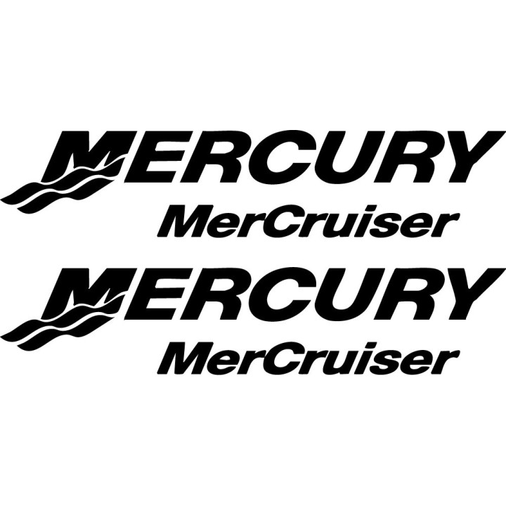 Mercury MerCruiser Stickers – Outboard Marine Decals (2-Pack)