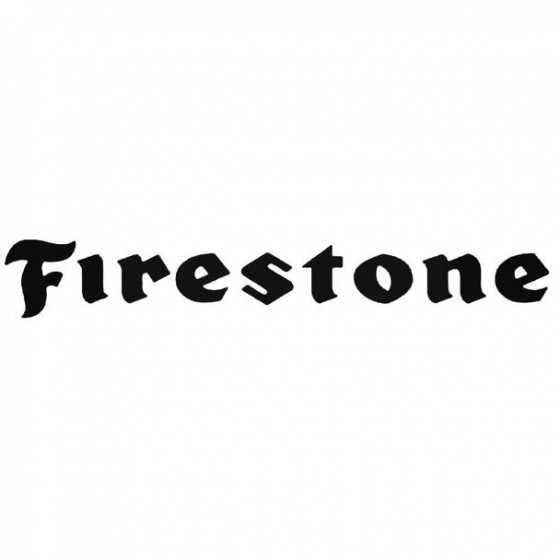 Firestone 1 Decal Sticker