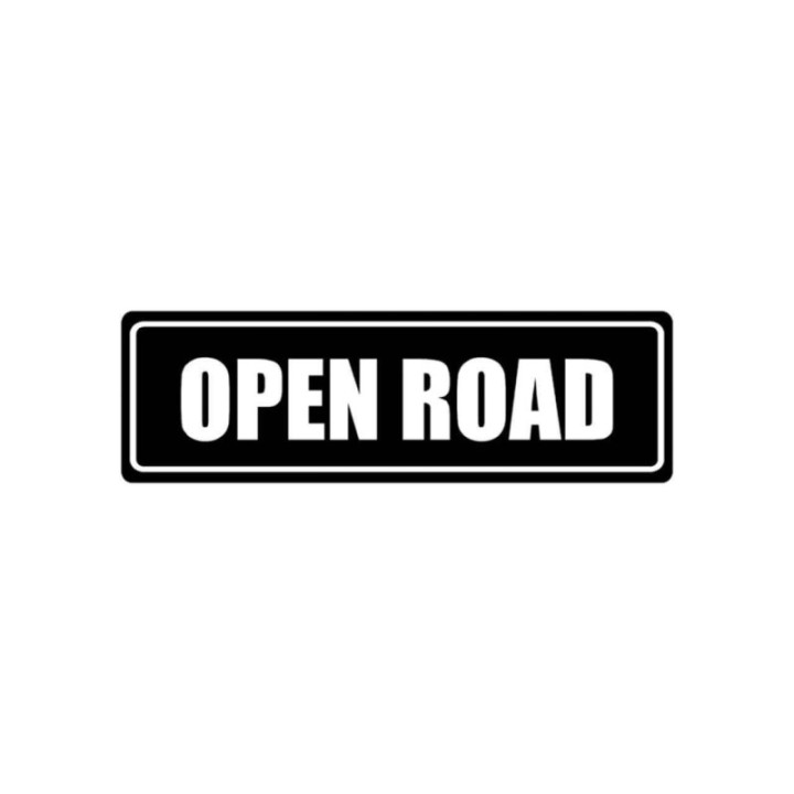 Open Road Stickers – Road Trip Adventure Decals (2-Pack)