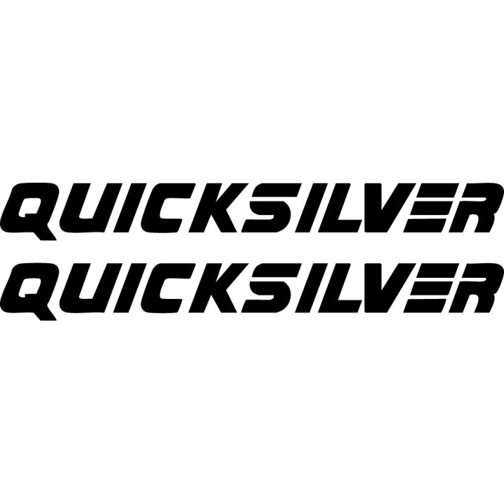 Quiksilver Ecriture Stickers – Surf Script Lifestyle Decals (2-Pack)