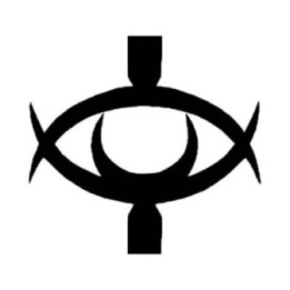 Submersed Eye Symbol Stickers – Occult Monster Decals (2-Pack)