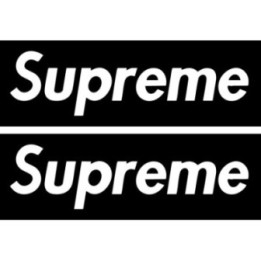Supreme Box Logo Stickers – Streetwear Decals (2-Pack)