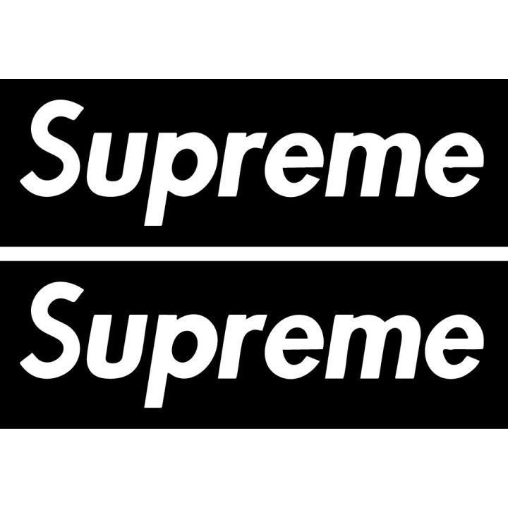 Supreme Box Logo Stickers – Streetwear Decals (2-Pack)