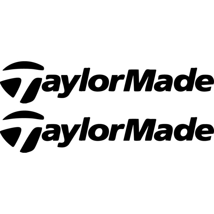 TaylorMade Golf Stickers – Premium Lifestyle Logo Decals (2-Pack)