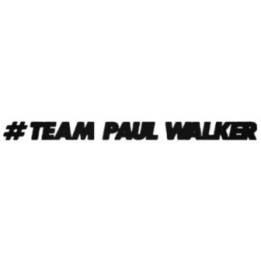 #TeamPaulWalker Stickers – Fast & Furious JDM Decals (2-Pack)