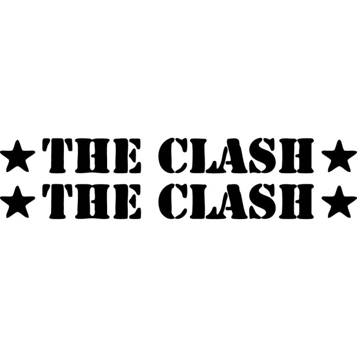 The Clash Stickers – London Calling Punk Rock Decals (2-Pack)